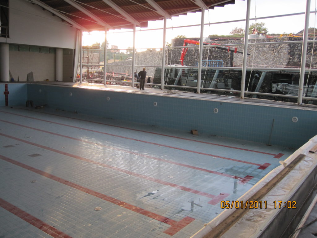 Centro Benessere e Piscine in un Centro Sportivo del Calcio Catania