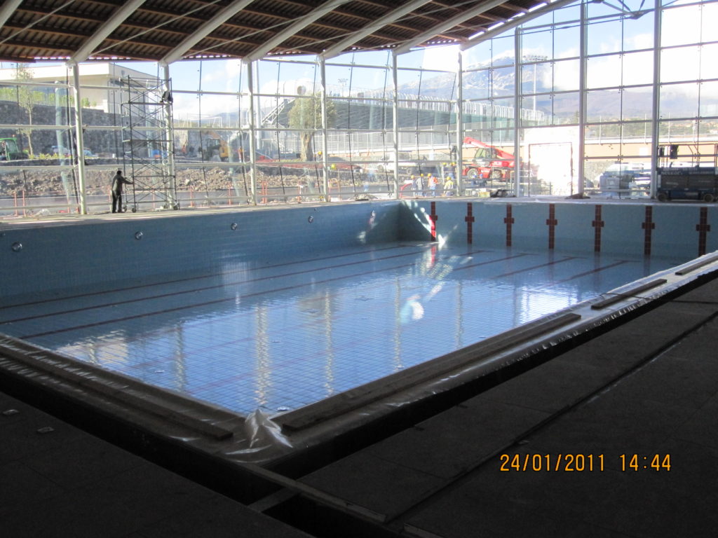 Centro Benessere e Piscine in un Centro Sportivo del Calcio Catania