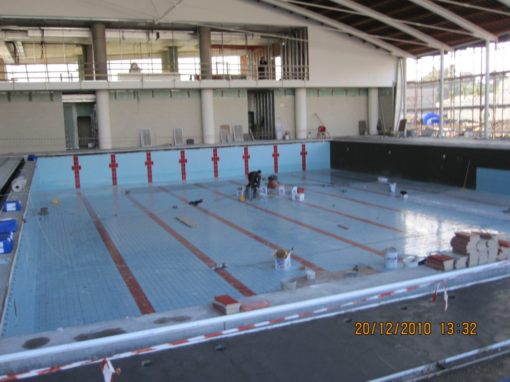 Centro Benessere e Piscine in un Centro Sportivo del Calcio Catania